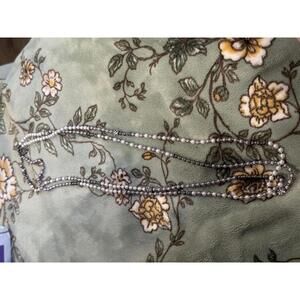 Elegant Multi-Strand Pearl and Beaded Necklace